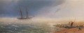 Oveja de Ivan Aivazovsky que fue arrastrada al mar por una tormenta